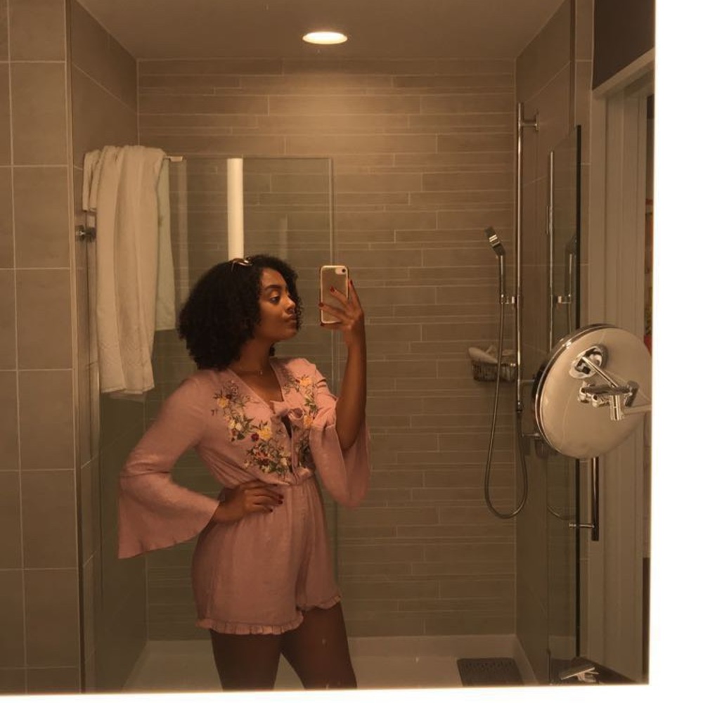 Altar’d state romper (light pink)
